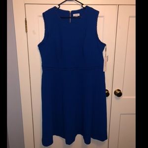 Blue Calvin Klein dress
